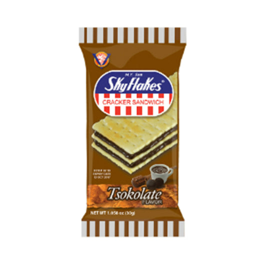 M.Y. San Sky Flakes Cracker Sandwich - Tsokolate (Chocolate)