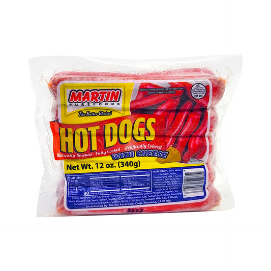MARTIN Purefoods Hotdogs (with CHEESE)