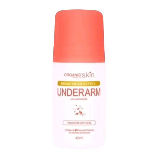 Organic Skin Japan Intensive Whitening Underarm Powder Dry Deodorant Under Arm Deo Roll on
